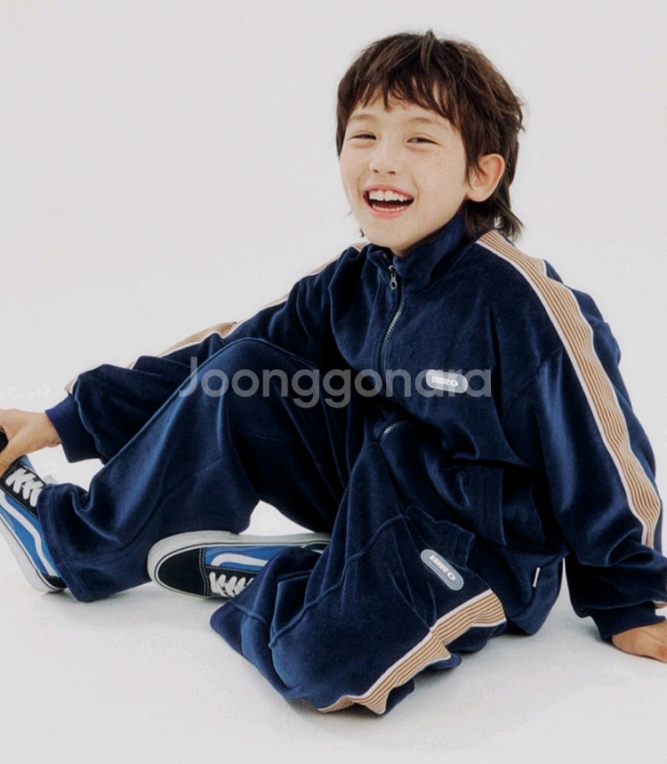 히로 벨로아 네이비 상의160하의150중고--0