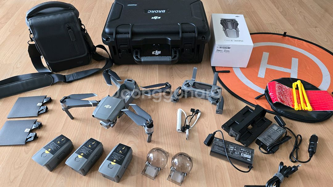 DJI 매빅2 프로 콤보.추가구성품 팝니다.--9