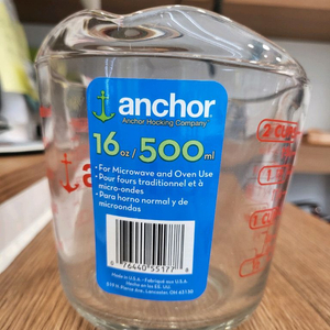 앵커호킹 강화유리 계량컵 500ml 이미지