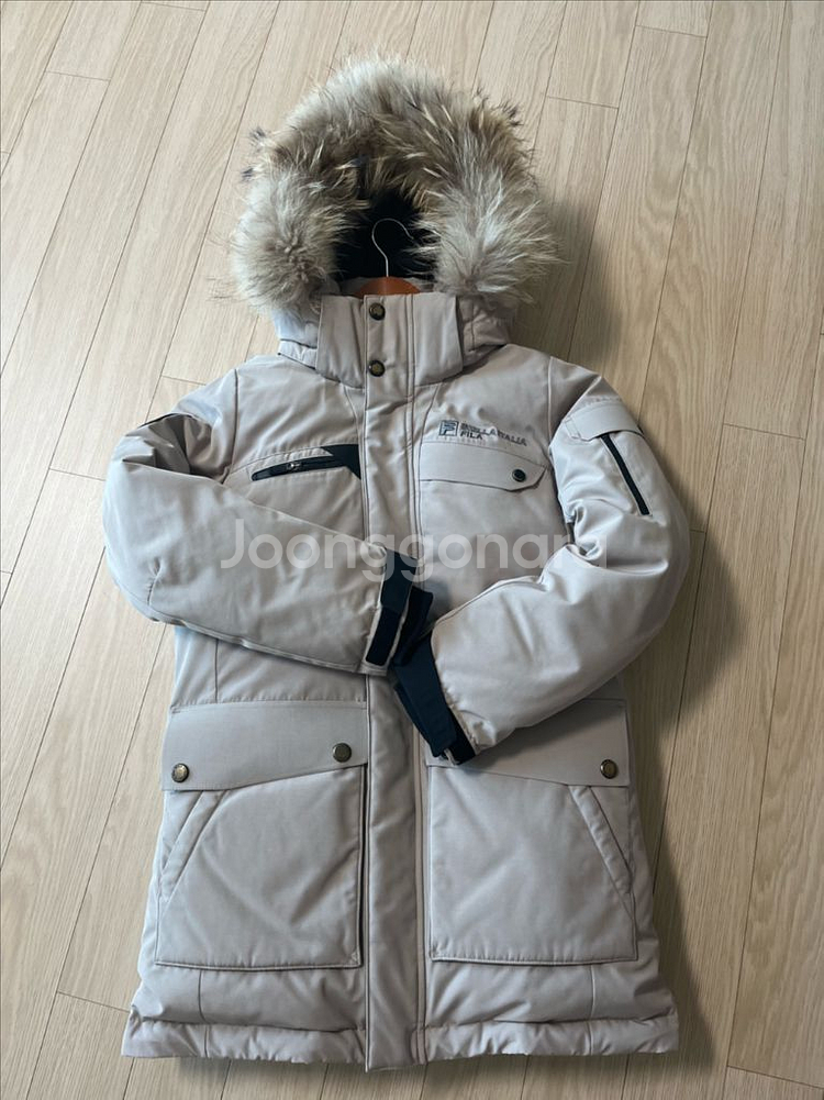 휠라 여성 패딩 85사이즈--0