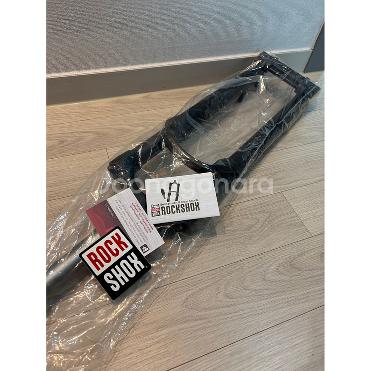 락샥 리콘 실버 RL 27.5 솔로 에어 100 QR 테이퍼드 리모트 서스펜션포크 새상품--0