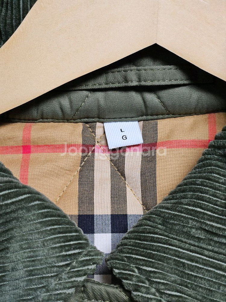 버버리 데레헴 퀼팅자켓 L--2