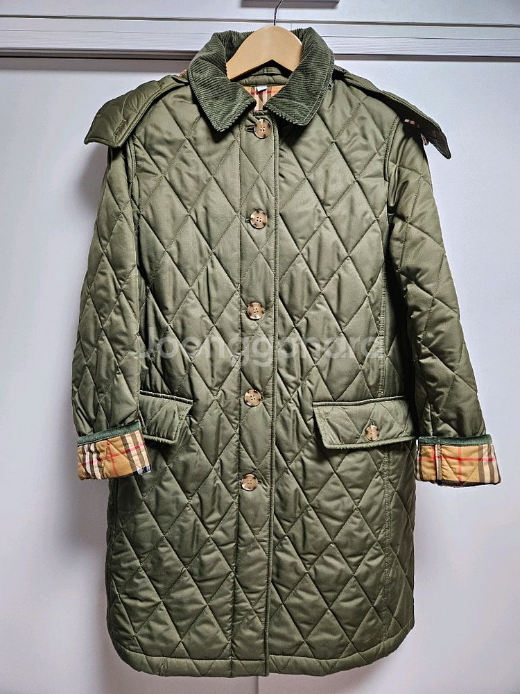 버버리 데레헴 퀼팅자켓 L--0