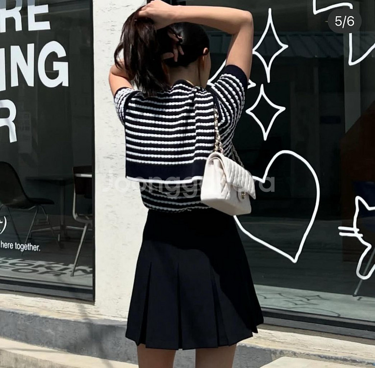 미미스틱 플리츠스커트--2