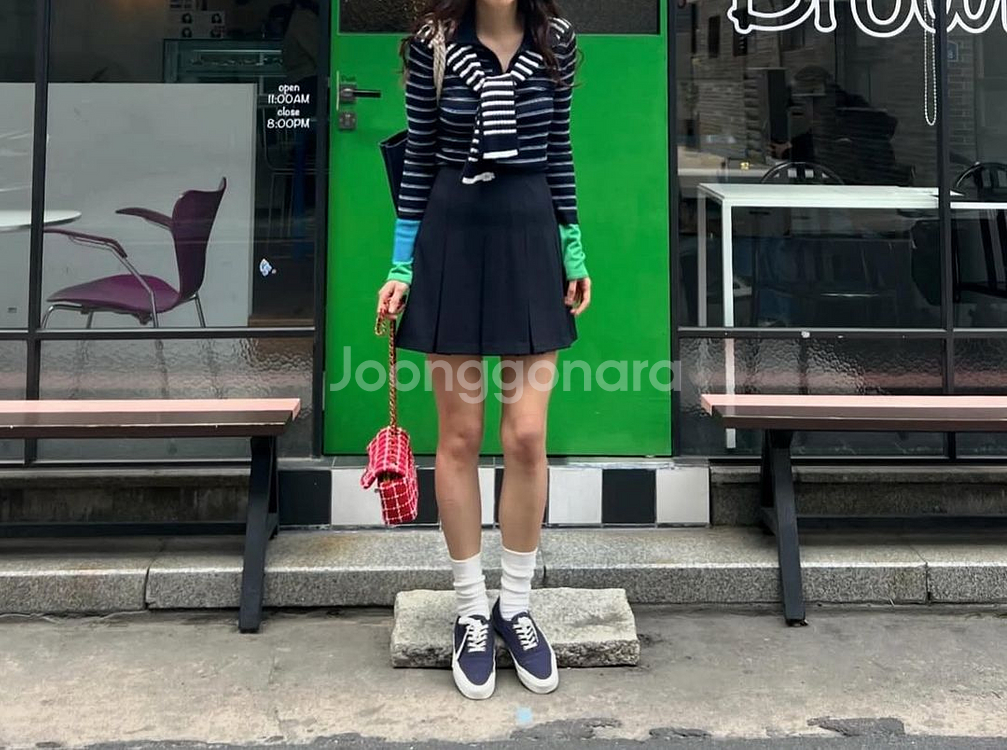 미미스틱 플리츠스커트--5