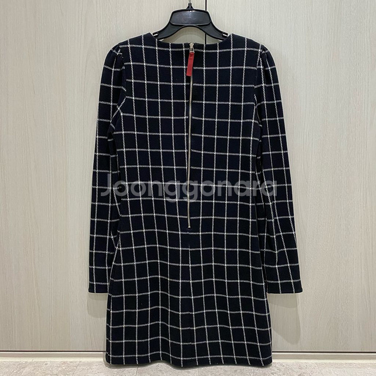 플라스틱아일랜드 체크 원피스 s--1