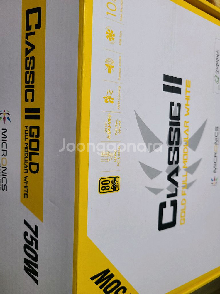 (새상품) 마이크로닉스 CLASSIC II 750W 풀모듈러 화이트--1
