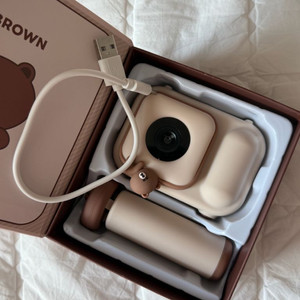 라인프렌즈 브라운 키즈 어린이 카메라