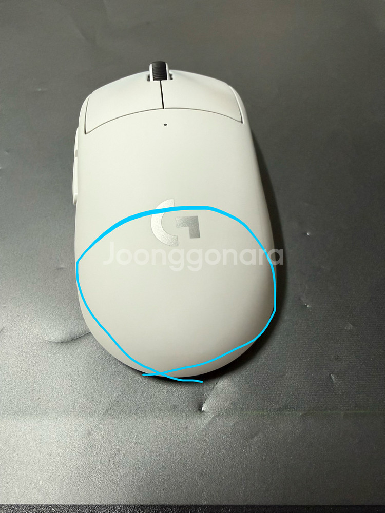 (변색있음)로지텍 지슈라2 마우스 팝니다.--4