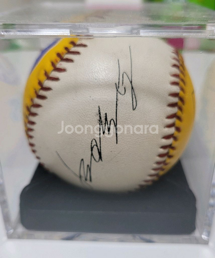 휘귀)1983년 로보트과학전 OB베어스 박철순 신경식 싸인볼--3