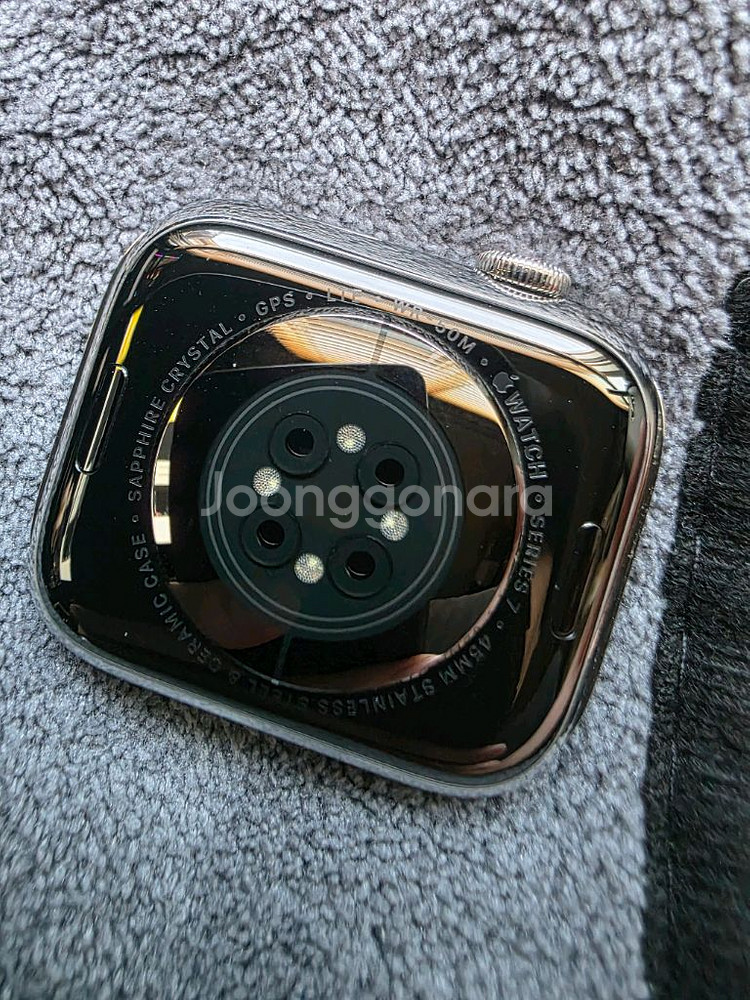 애플워치7 스테인리스 스틸 45mm 셀룰러 8/28일 리퍼받은제품--4