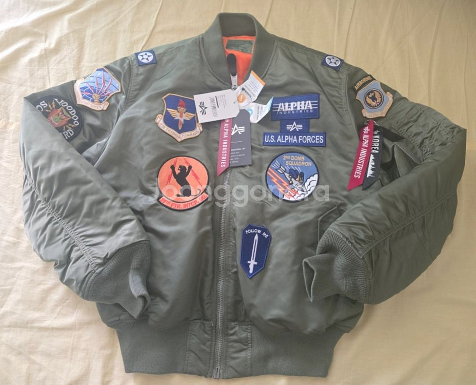 (가격인하) 알파인더스트리 [ 한정판 ] MA-1 XL--0