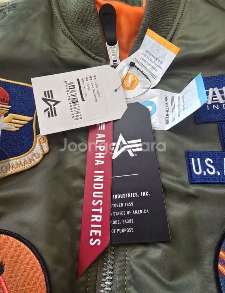 (가격인하) 알파인더스트리 [ 한정판 ] MA-1 XL--7