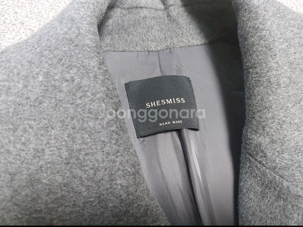 빅사이즈 여성 겨울옷 쉬즈미스 핸드메이드 코트--1