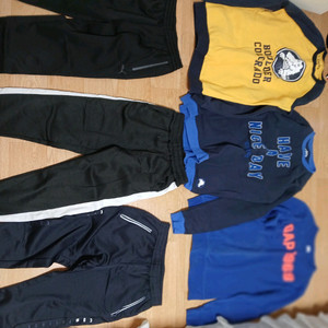 160~165사이즈 남아 기모티셔츠 티셔츠바지등 12종 일괄5만원 갭 크록스 유솔 등