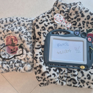 새거 신상 리미떼두두 호피 퍼 베스트 M