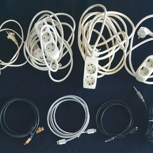 멀티탭 적외선 온도계 온도조절기 hdmi 랜선 케이블