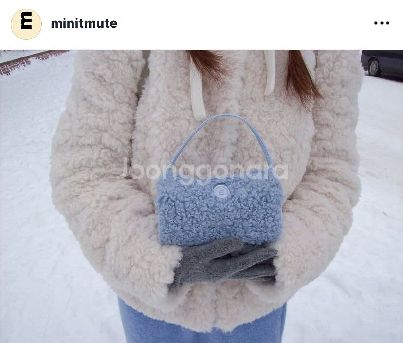 새제품 미닛뮤트 minitmute 클로 써클 스노우블루 단종제품--1