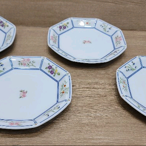 그릇16-250 지름 15cm 8각 접시 4개