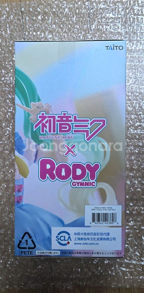 TAITO에서 출시된 하츠네 미쿠 x Rody Gymnic AMP+ 피규어(미개봉)--1