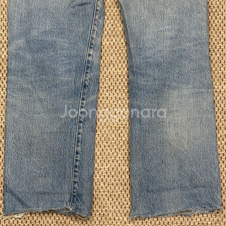리바이스 501 70s 80s USA 셀비지 levis 빈티지 구제 워싱 디스트로이 데님 청바지--6