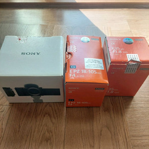 소니 zv- e10,18~105mm f4,35mm f1.8 풀셋트