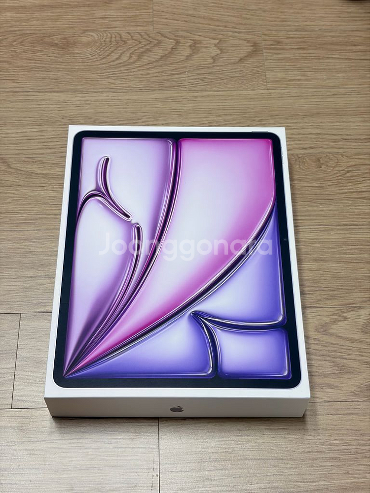 아이패드에어 13인치(m2) 퍼플 애케플가입 새제품급 판매합니다/--0