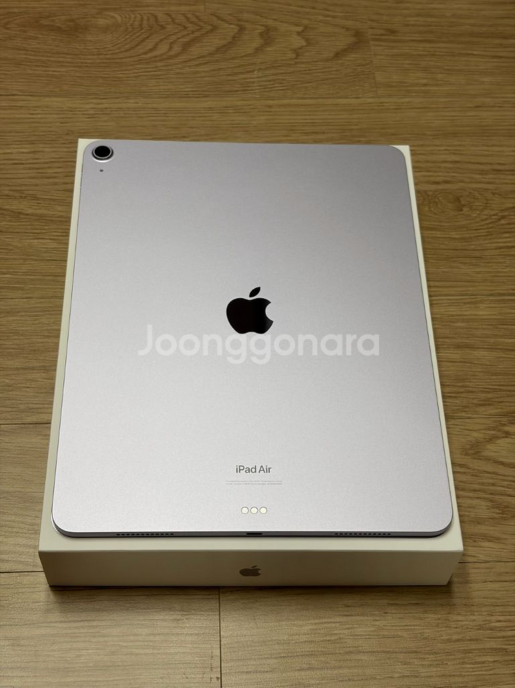 아이패드에어 13인치(m2) 퍼플 애케플가입 새제품급 판매합니다/--2