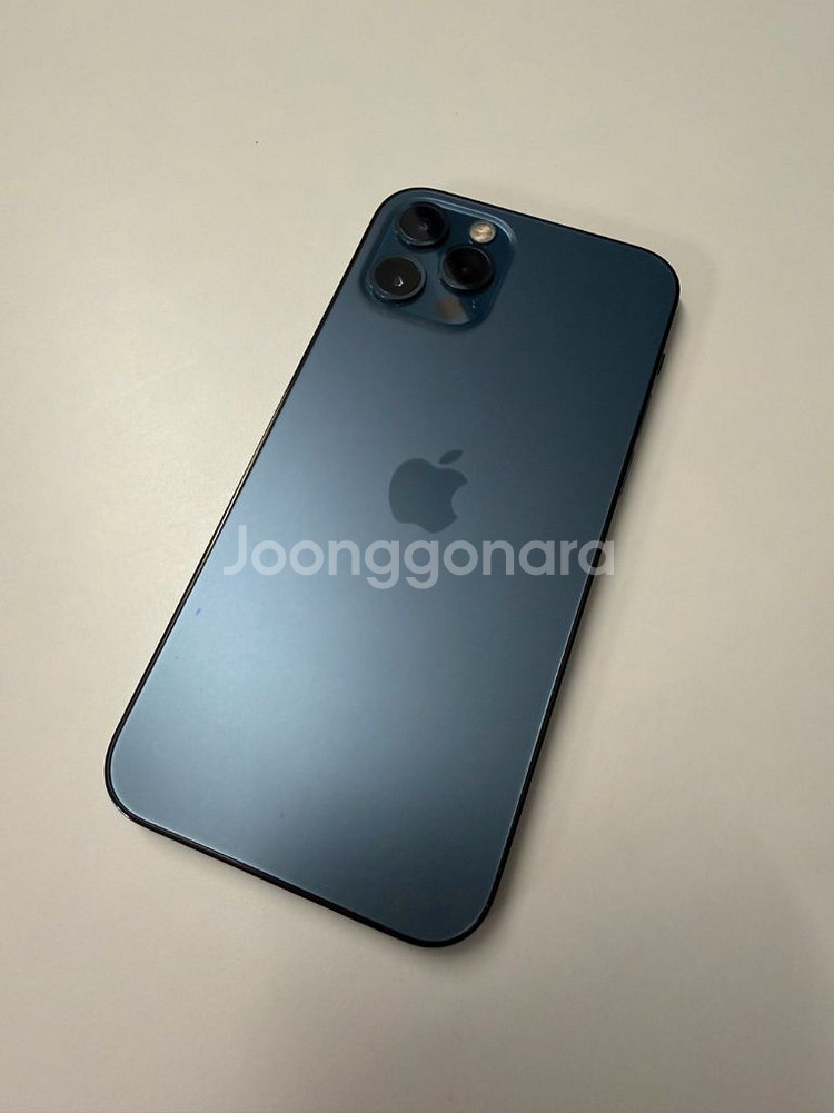 자급제 아이폰 12 프로 퍼시픽블루 128기가 상태좋음--0