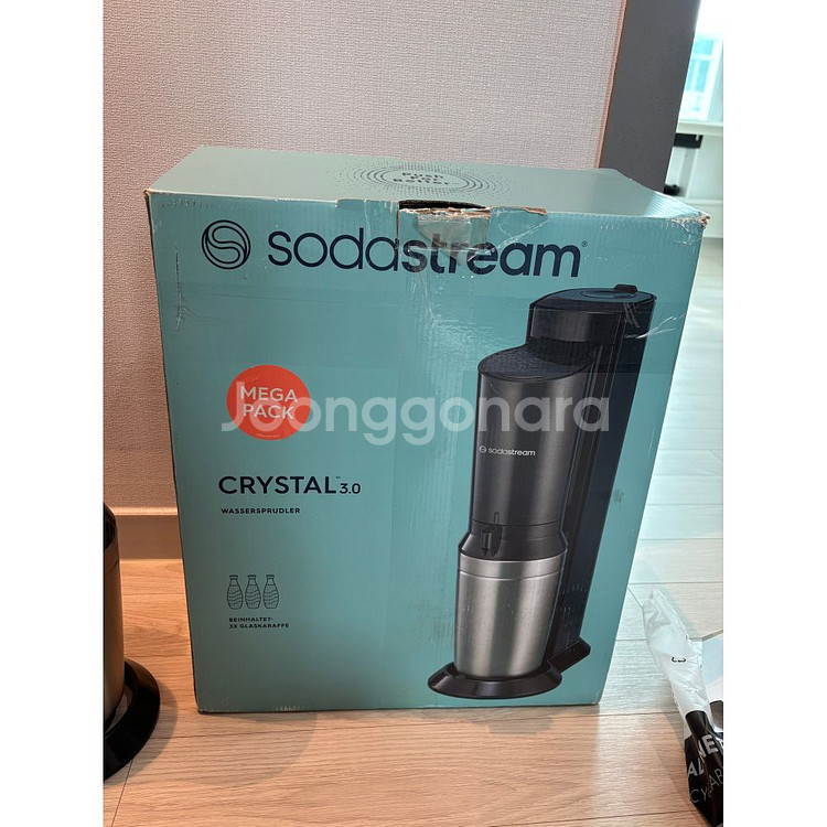 소다스트림 크리스탈 3.0 탄산수제조기 새상품 가스실린더미포함--1