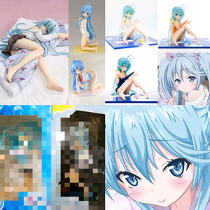 [일괄] 고전 미소녀 토와에리오 전파녀와 청춘남 피규어