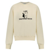 새상품)아루마루 펫 로고 맨투맨