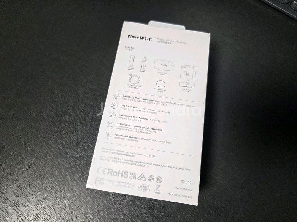 스몰리그 WAVE W1-C 라발리에 무선 마이크 판매--6