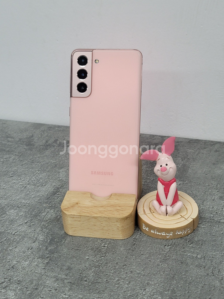 행사 갤럭시S21 핑크 판매해요 중고폰 G991--1