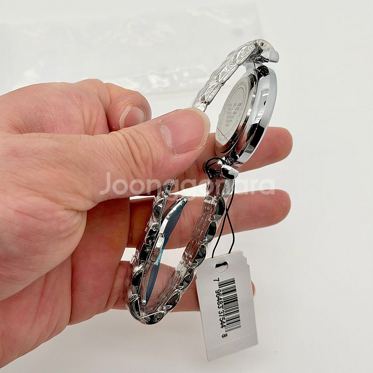 새상품 미착용 쿼츠 메탈시계 40mm--2