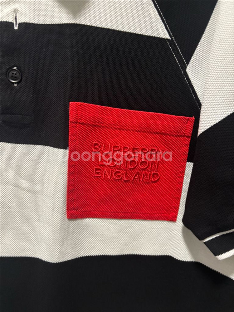 버버리 런던 스트라이프 폴로셔츠--2