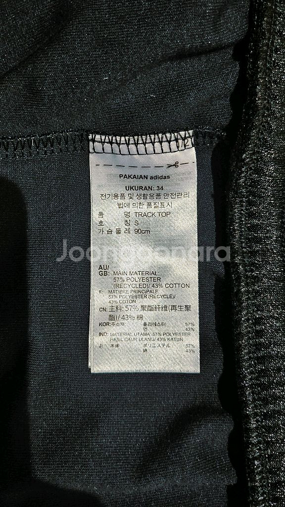 아디다스 오리지널 여성 트랙탑 져지 블랙 크롭 자켓--9