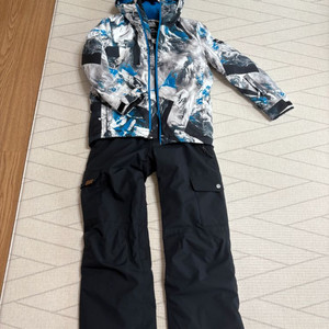 퀵실버 키즈 스키복 세트