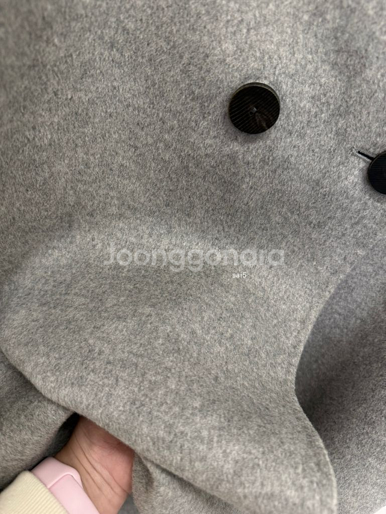 프론트로우 울100% 핸드메이드코트--4