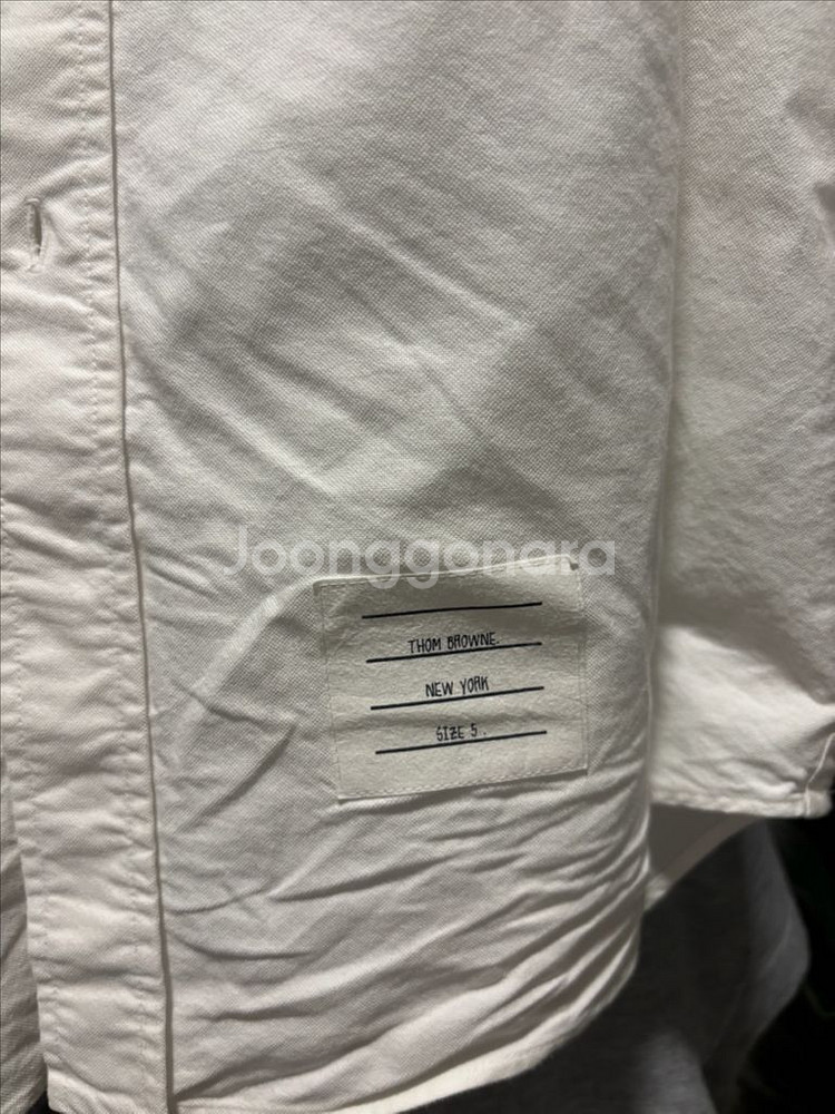 톰브라운 화이트 셔츠--2