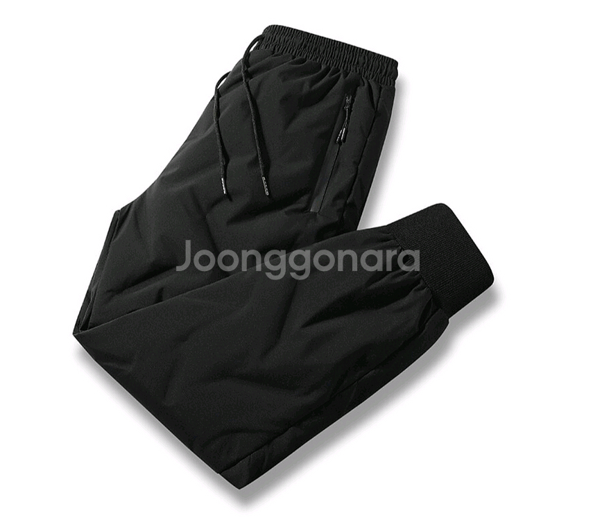 (M.L/1.5만원)학생오리털바지 학생겨울바지 여성겨울바지 여성오리털바지 학생조거팬남성 캐주얼 조거팬츠--3