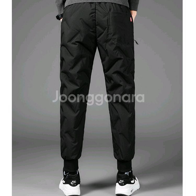 (M.L/1.5만원)학생오리털바지 학생겨울바지 여성겨울바지 여성오리털바지 학생조거팬남성 캐주얼 조거팬츠--1