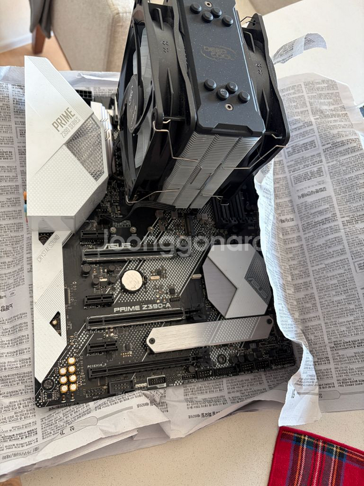 9600k + Z390 보드 + 쿨러--1