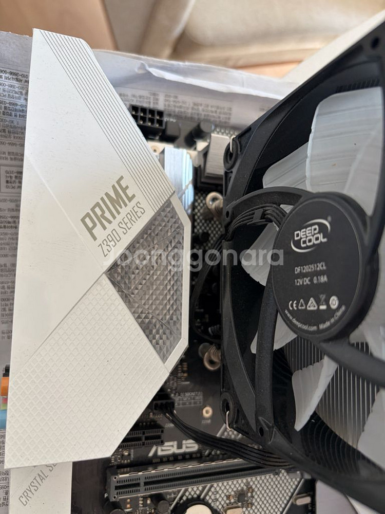 9600k + Z390 보드 + 쿨러--0