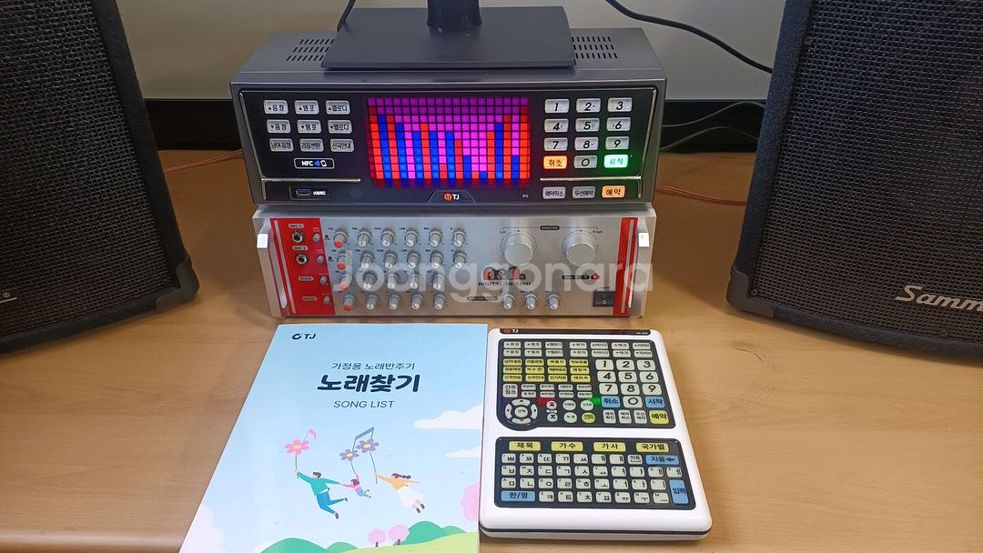 삼미 12인치스피커 노래방세트--3