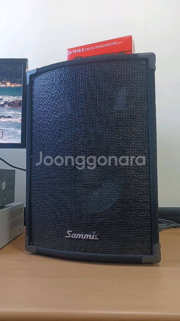 삼미 12인치스피커 노래방세트--2