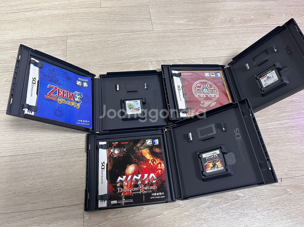 닌텐도 DS 게임 환상수호전 티어크라이스, 닌자가이덴, 젤다의전설 몽환의 모래시계--1