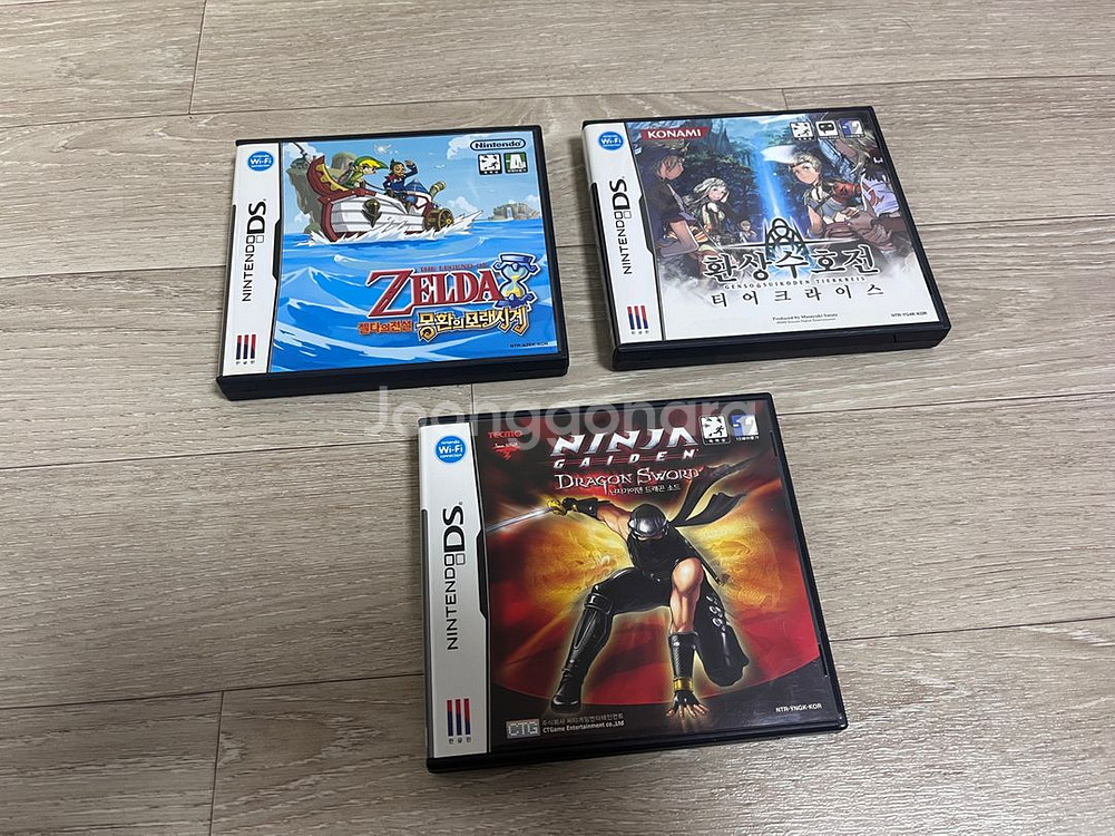 닌텐도 DS 게임 환상수호전 티어크라이스, 닌자가이덴, 젤다의전설 몽환의 모래시계--0