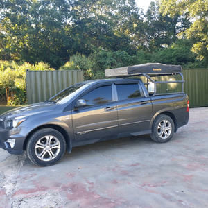 코란도스포츠 루프탑텐트 롤바도포함