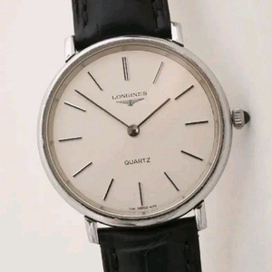 스위스 론진 Longines 실버 다이얼 쿼츠 Cal.730